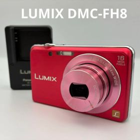 動作品★Panasonic LUMIX DMC-FH8 デジタルカメラ レッド