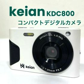 【動作確認済】keian コンパクトデジタルカメラKDC800 ホワイト