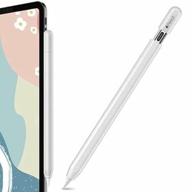 超薄型 Apple Pencil (USB-C) シリコン保護ケース 滑り止め Apple Pencil (USB-C) 2023のみに適用 (単色1本, クリア)