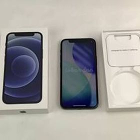 ☆動作品 初期化済 Apple iPhone 12 mini A2398 docomo 利用制限○ ブラック MGDJ3J/A 128GB バッテリー81% 箱付き 現状品 ♯235213-133