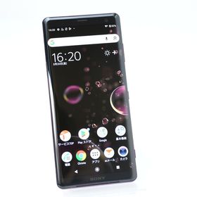 【液晶美品＊電池良好】SIMフリー au Xperia XZ3 SOV39 ボルドーレッド