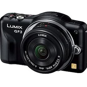 【中古】パナソニック ミラーレス一眼カメラ LUMIX GF3 レンズキット エスプリブラック DMC-GF3C-K