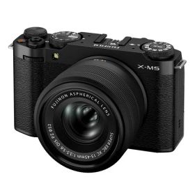 【新品】フジフイルム FUJIFILM X-M5 XC15-45mmレンズキット ブラック【選べる5年間延長保証対象(別料金)】