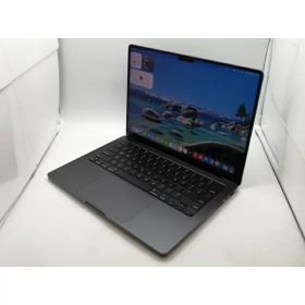 【中古】Apple MacBook Pro 14インチ M3 Pro(CPU:11C/GPU:14C) 18GB/512GB スペースブラック MRX33J/A (14インチ,M3,2023)【OSU301】保証期間1ヶ月【ランクA】