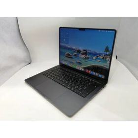 【中古】Apple MacBook Pro 14インチ M3 Pro(CPU:11C/GPU:14C) 18GB/512GB スペースブラック MRX33J/A (14インチ,M3,2023)【浜松駅前】保証期間1ヶ月【ランクB】