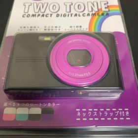 新品 コンパクトデジタルカメラ NT-DC001 ブラック/パープル