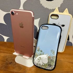 iPhone7 32GB ローズゴールド 本体プラスケース2種類