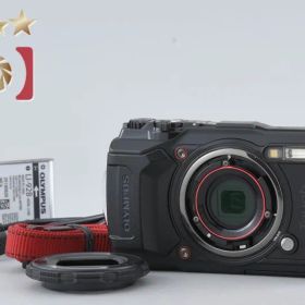 【中古】OLYMPUS オリンパス TOUGH TG-6 ブラック コンパクトデジタルカメラ シャッター回数僅少