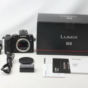 Panasonic パナソニック LUMIX DC-S5 ボディ ブラック 僅か503ショット 店頭展示品 付属品完備 元箱◇50060