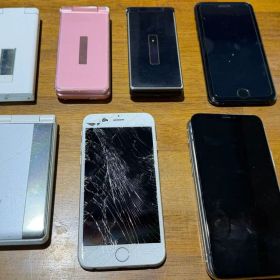 【ジャンク品】iPhone・ガラケー 7台セット