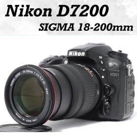 Nikon D7200 ＋SIGMA 18-200mm 高性能機 1本完結セット