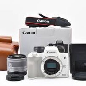 ■ 特上美品 ■ キヤノン Canon EOS Kiss M2 ホワイト ＋ EF-M 15-45mm 3.5-6.3 IS STM 《動作確認済・付属品多数》 レンズキット#A0850