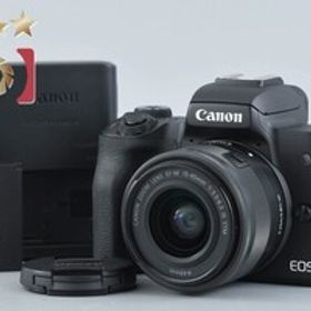 【中古】Canon キヤノン EOS Kiss M2 EF-M 15-45 IS STM レンズキット ブラック