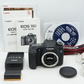 良品 Canon キヤノン EOS 70D ボディ デジタル一眼レフカメラ 260310i