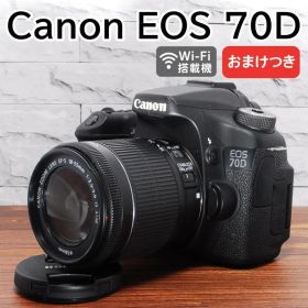 ✨Wi-Fi搭載機 ショット数少なめ✨Canon EOS 70Dレンズセット