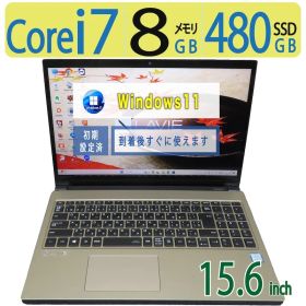 【超強力PC・ブルーレイも】◆ NEC LAVIE Note NEXT NX750/JAG / 15.6型 /超速 Core i7 / 480GB SSD / 8GB /最新 Windows 11 / Office