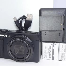 【デジタルカメラ】OLYMPUS STYLUS XZ-10 ブラック 裏面照射型CMOSで明るい撮影