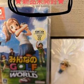 ★新品未開封★【Switch】 みんなのGOLF WORLD みんなのゴルフ みんゴル 早期購入特典 おまけ付