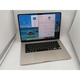 【中古】Apple MacBook Air 15インチ CTO (M3,2024) スターライト M3(CPU:8C/GPU:10C)/16G/512G【なんば】保証期間１ヶ月【ランクB】
