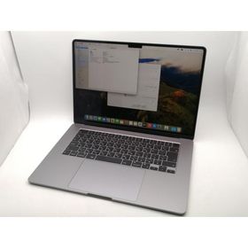 【中古】Apple MacBook Air 15インチ CTO (M3,2024) スペースグレイ M3(CPU:8C/GPU:10C)/24G/256G【千葉】保証期間１ヶ月【ランクA】