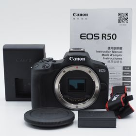 キヤノン(Canon)のショット数5,000回以下 Canon ミラーレス EOS R50 新品級(ミラーレス一眼)
