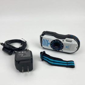 【極美品】PENTAX WG-3 ホワイトブルー 防水デジカメ