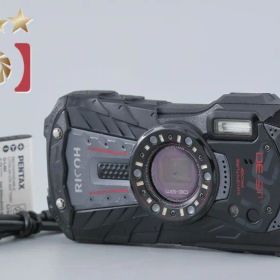 【中古】RICOH リコー PENTAX ペンタックス WG-30 ブラック 防水アクションカメラ
