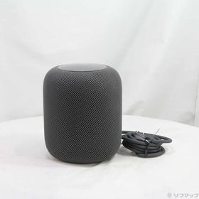 【中古】Apple(アップル) HomePod 第1世代 MQHW2J／A スペースグレイ 【377-ud】