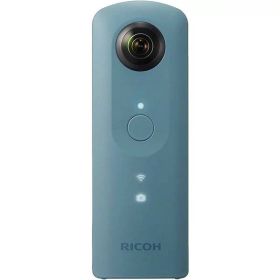【中古】リコー RICOH 360度カメラ リコー RICOH THETA SC ブルー 全天球カメラ 910743当店保証30日間 人気モデル 高画質 売れ筋
