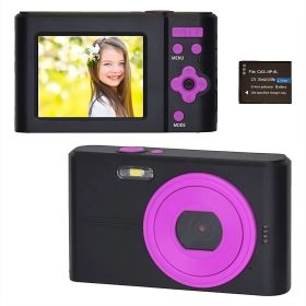 『在庫処分で4999円！！』 コンパクトデジタルカメラ NT-DC001 KEIYO ケイヨー 4400万画素 フルHD動画 充電式 microSD(最大128GB)対応 ブラック×パープル NT-DC001-BPL ◆宅 【楽天ロジ発送】