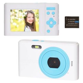 【中古】KEIYO ENGINEERING CO.,LTD. ツートンカラーが可愛いコンパクトデジタルカメラ (ホワイト×アクア) NT-DC001(WAQ)