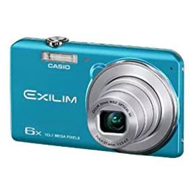 【中古】 CASIO カシオ EXILIM デジタルカメラ 1610万画素CCD 広角26mm 光学6倍ズーム ブルーEX-ZS25BE
