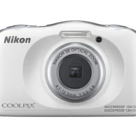 【中古】（新古品） Nikon デジタルカメラ COOLPIX W150 防水 W150WH クールピクス ホワイト