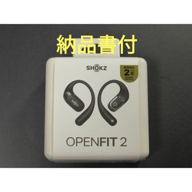 新品未開封★SHOKZ OPENFIT2 ブラック★納品書付き(ヘッドフォン/イヤフォン)