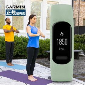 Garmin ガーミン vivosmart 5 ヴィヴォスマート 010-02645-62 アクティビティトラッカー メンズ レディース 健康管理 歩数 心拍 血中酸素 睡眠モニタリング 通知機能 ミント S/Mサイズ