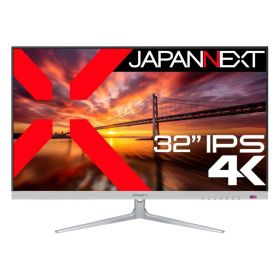 ジャパンネクスト [JN-IPS321UHD] 32インチ ワイド 4K液晶ディスプレイ(3840x2160/IPS/DPx2/HDMIx2/PIP・PBP/スピーカー/チルト/非光沢/2年保証)
