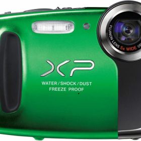 【中古】FUJIFILM デジタルカメラ FinePix XP50 光学5倍 グリーン F FX-XP50GR当店保証30日間 人気モデル 高画質 売れ筋