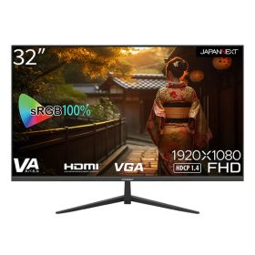 JAPANNEXT 32型液晶ディスプレイ ブラック JN-V32FLFHD [JNV32FLFHD]