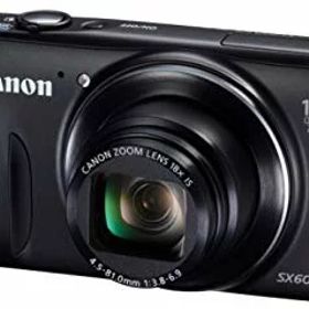 【中古】Canon デジタルカメラ Power Shot SX600 HS ブラック 光学18倍ズーム PSSX600HS(BK) 9jupf8b