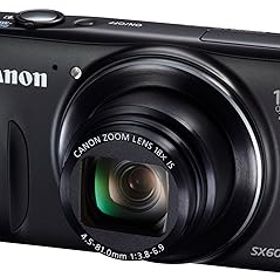 【中古】Canon デジタルカメラ Power Shot SX600 HS ブラック 光学18倍ズーム PSSX600HSBK