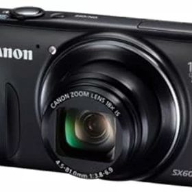 【中古】Canon デジタルカメラ Power Shot SX600 HS ブラック 光学18倍ズーム PSSX600HS(BK)