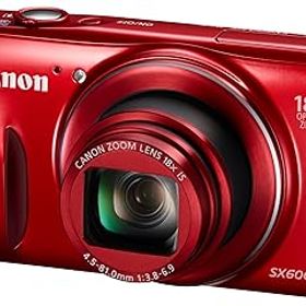 【中古】Canon デジタルカメラ Power Shot SX600 HS レッド 光学18倍ズーム PSSX600HSRE