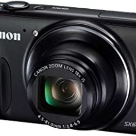 【中古】Canon デジタルカメラ Power Shot SX600 HS ブラック 光学18倍ズーム PSSX600HS(BK)