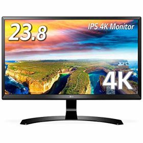 【中古】【非常に良い】LG モニター ディスプレイ 24UD58-B 23.8インチ/4K(3840×2160)/IPS 非光沢/HDMI×2、DisplayPort/ブルーライト低減機能
