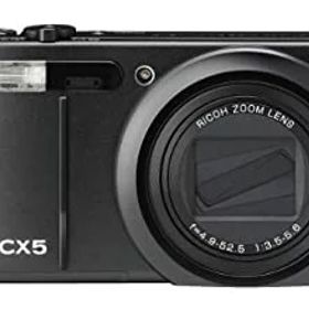 【中古】(非常に良い)RICOH ハイブリッドAFシステム搭載 光学10.7倍ズーム CX5 ブラック CX5BK