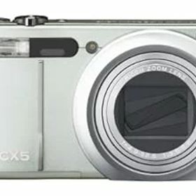 【中古】RICOH ハイブリッドAFシステム搭載 光学10.7倍ズーム CX5 グリーンシルバー CX5GS