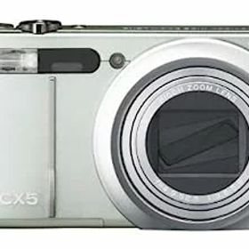 【中古】RICOH ハイブリッドAFシステム搭載 光学10.7倍ズーム CX5 グリーンシルバー CX5GS