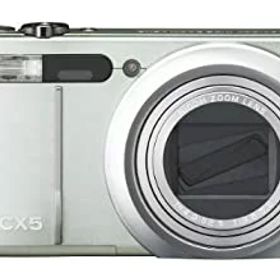 【中古】(非常に良い)RICOH ハイブリッドAFシステム搭載 光学10.7倍ズーム CX5 グリーンシルバー CX5GS