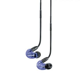 SHURE 【春得セール】SE215SPE-PL-A(SE215 Special Edition パープル)(国内正規品2年保証)(有線イヤフォン)(シュア) レコーディング ヘッドフォン・イヤフォン