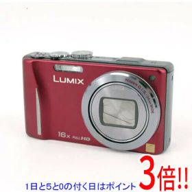 【1日と5.0のつく日、18日はポイント3倍！】【中古】Panasonic LUMIX DMC-TZ20-R レッド/1410万画素